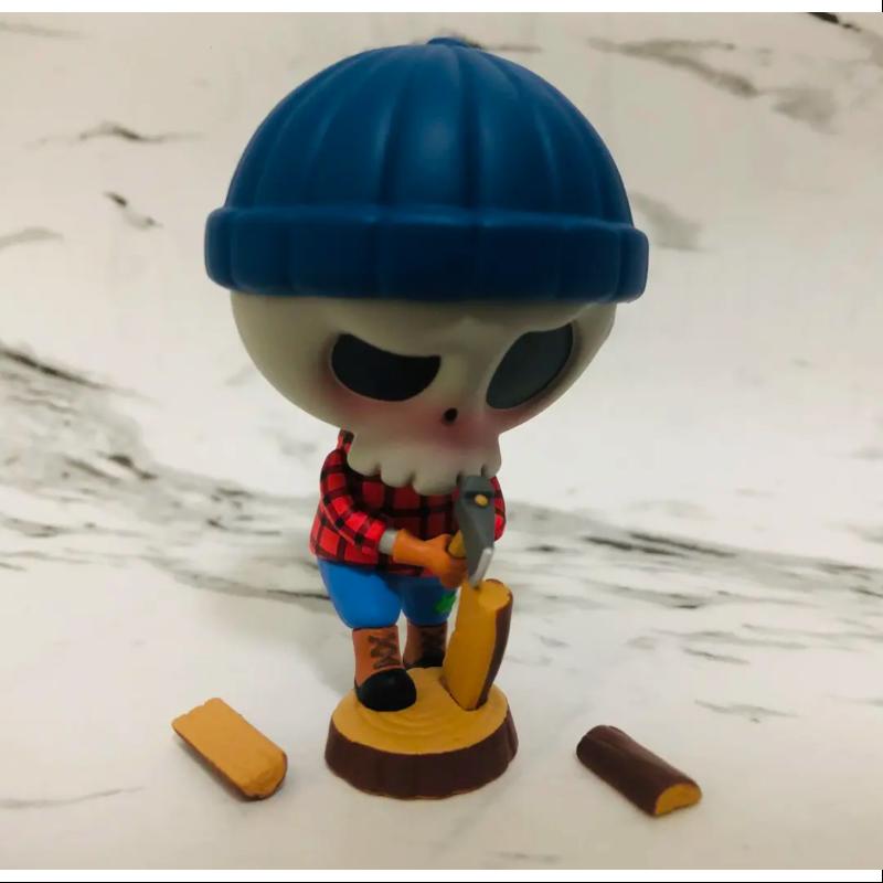 Labubu The Monsters Camping Series Chopping Wood