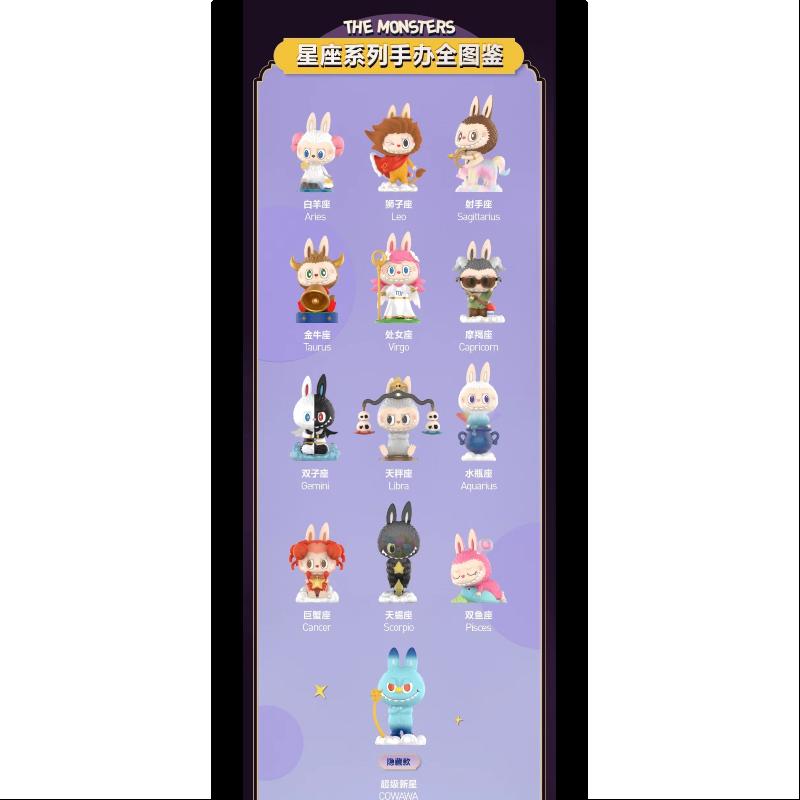 Labubu The Monsters Constellation Series Whole Set Brand New With Plastic