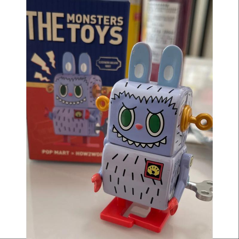 Labubu The Monsters Toys Series Clockwork Walking Robot