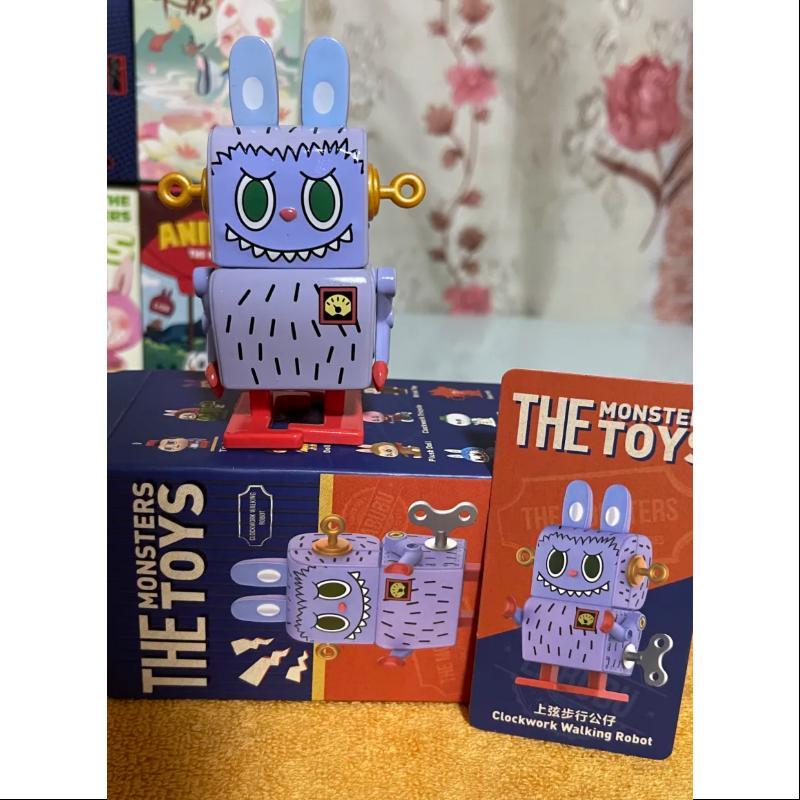 Labubu The Monsters Toys Series Clockwork Walking Robot