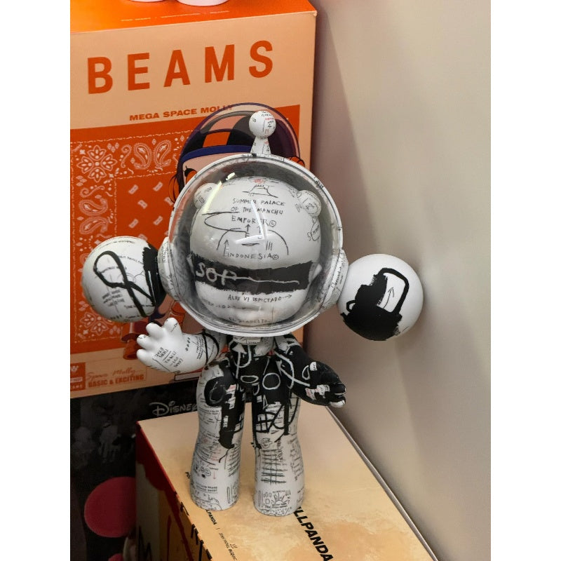 MEGA α SKULLPANDA Jean-Michel Basquiat 400% Secret 002 Limited Figurine