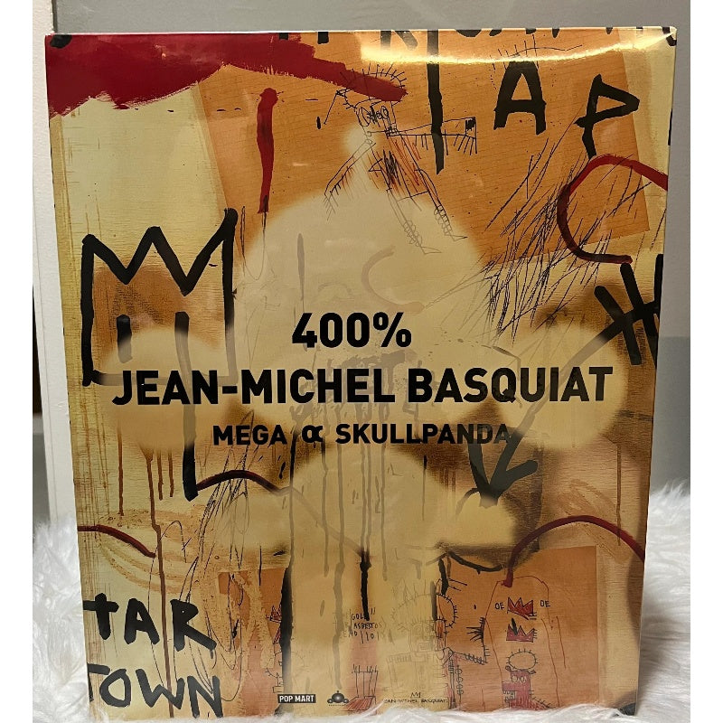 MEGA α SKULLPANDA Jean-Michel Basquiat 400% 001 Limited Figurine