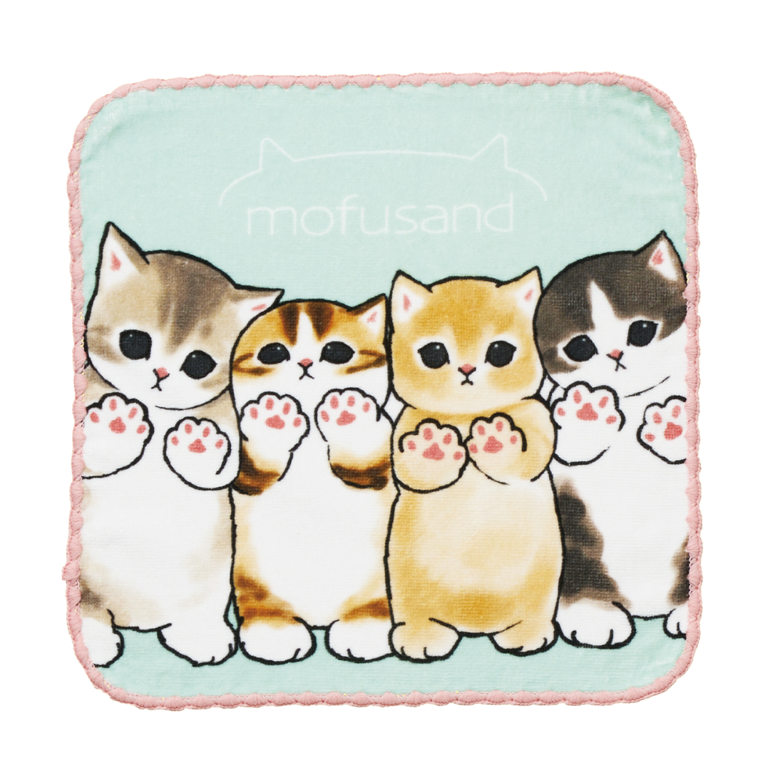 Mofusand Charm Towel (Friends)