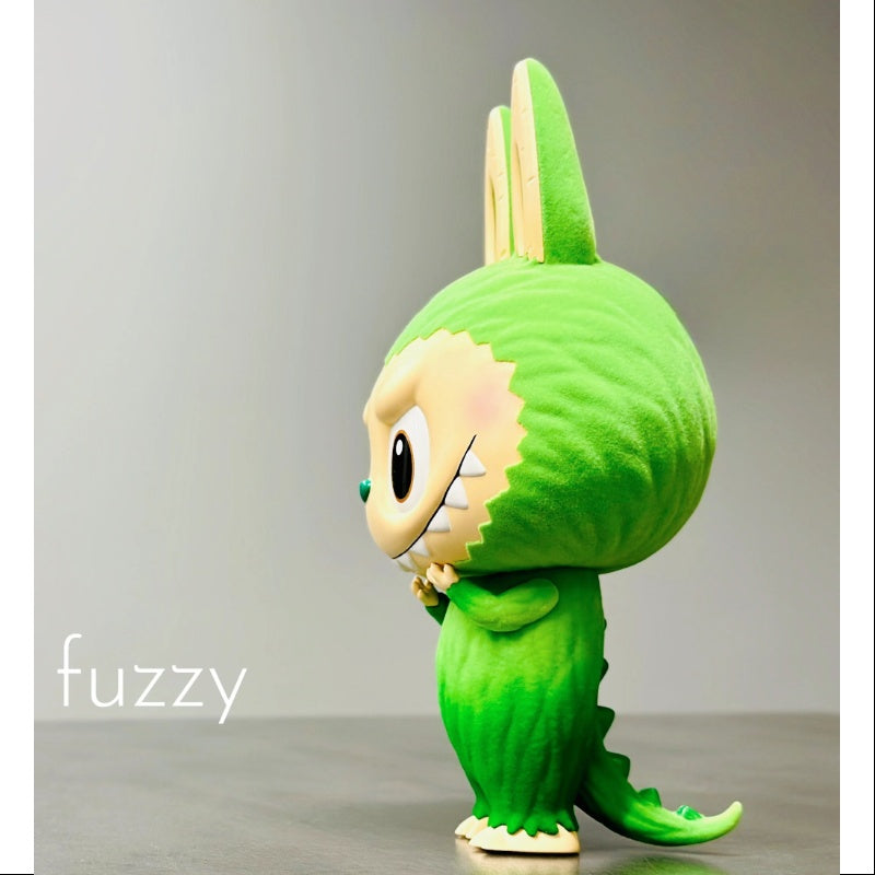 Labubu The Monsters Zimomo Fuzzy Moss Green Figurine 2024 PTS Limited