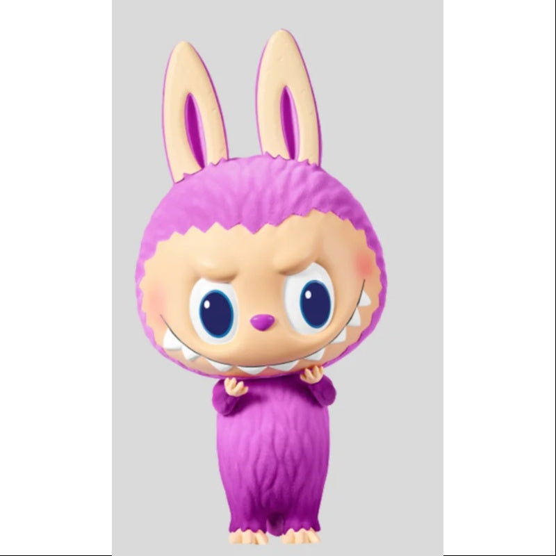Labubu The Monsters Zimomo Fuzzy Moss Purple Figurine 2024 PTS Limited