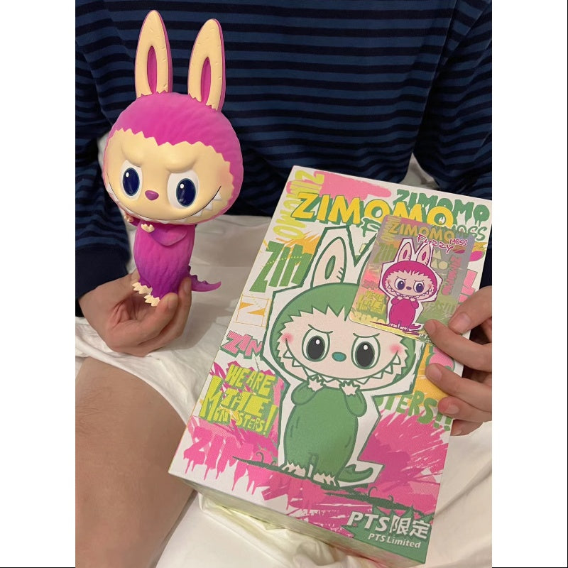 Labubu The Monsters Zimomo Fuzzy Moss Purple Figurine 2024 PTS Limited