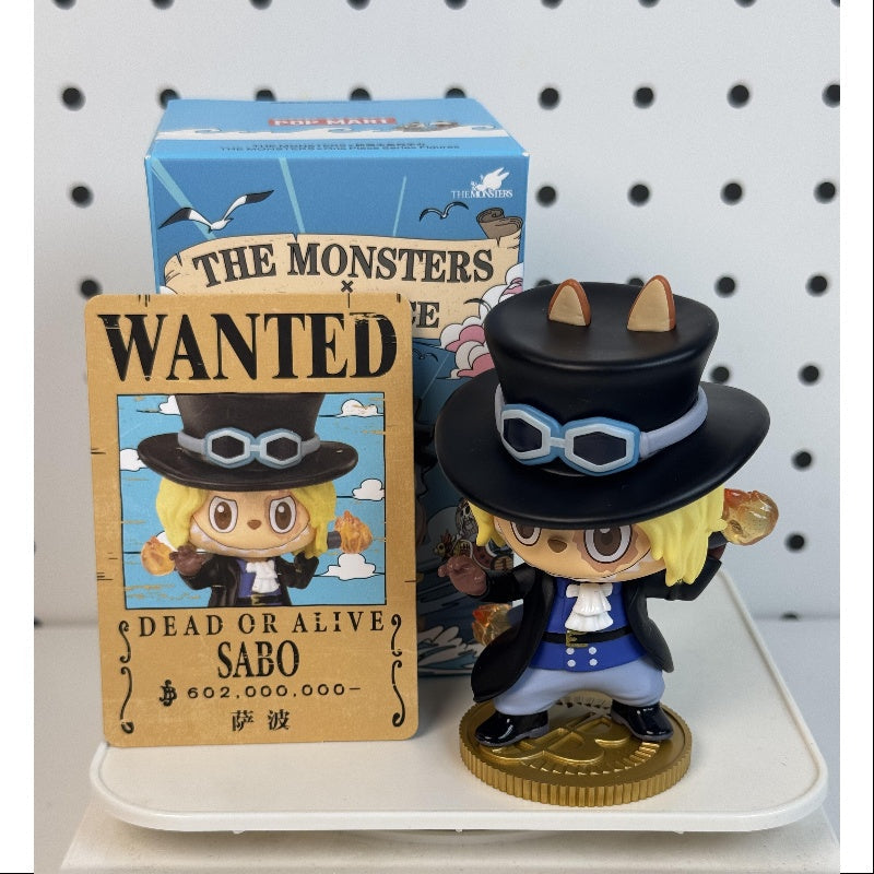Labubu The Monsters X One Piece Series SABO