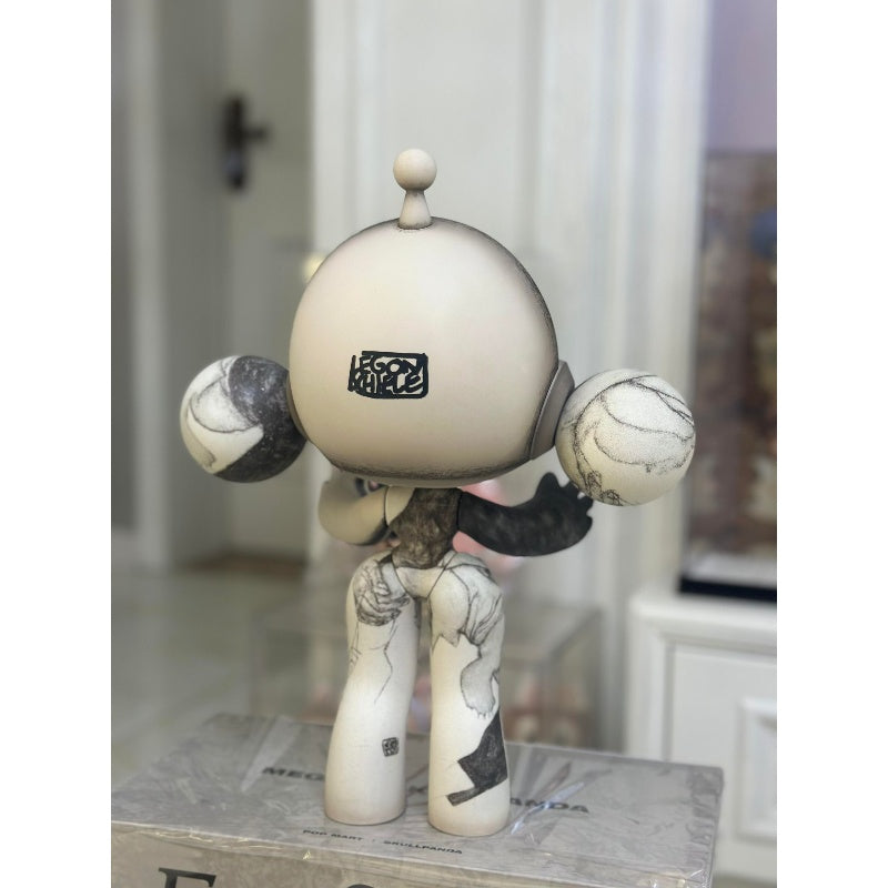 MEGA α SKULLPANDA Egon Schiele 400% Limited Figurine
