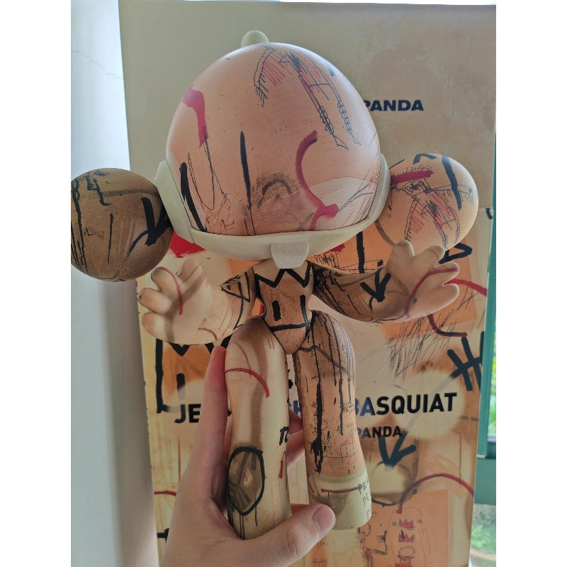 MEGA α SKULLPANDA Jean-Michel Basquiat 400% 001 Limited Figurine