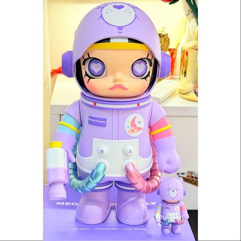 MEGA SPACE MOLLY 400% & 100% Care Bears Sweet Dreams Bear 2025 Limited Edition