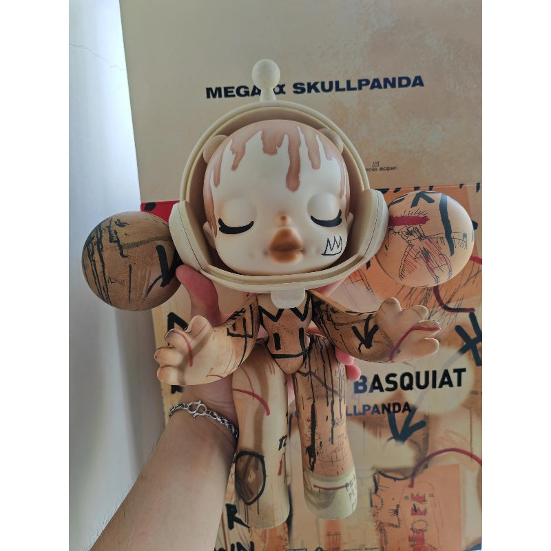 MEGA α SKULLPANDA Jean-Michel Basquiat 400% 001 Limited Figurine