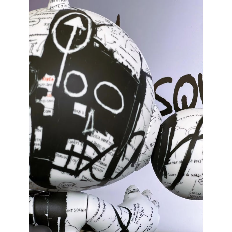 MEGA α SKULLPANDA Jean-Michel Basquiat 400% Secret 002 Limited Figurine