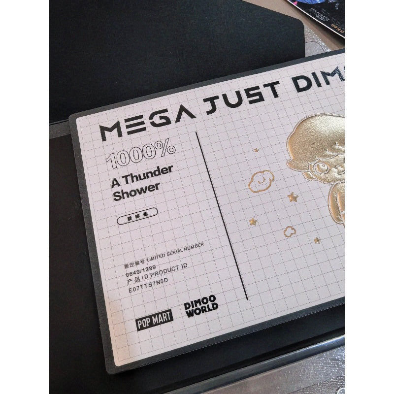 MEGA Just DIMOO 1000% A Thunder Shower Limited Figure
