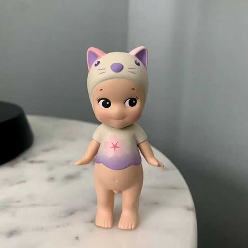 Sonny Angel Cherry Blossom Series-Night Version Calico Cat