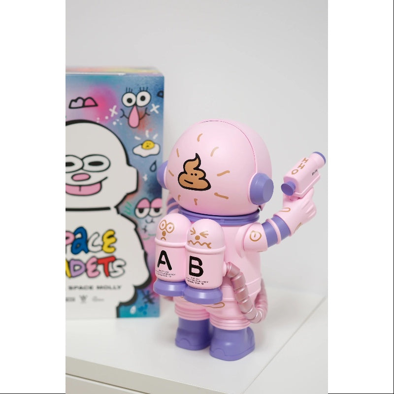 MEGA SPACE MOLLY 400% Jon Burgerman Space Cadets Series PUPU 2025 Limited Edition