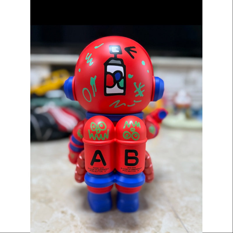 MEGA SPACE MOLLY 400% Jon Burgerman Space Cadets Series PUFF 2025 Limited Edition