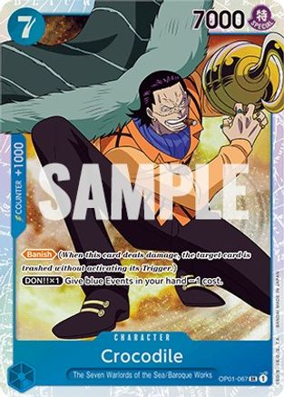 Crocodile (067) OP01-067 SR Romance Dawn