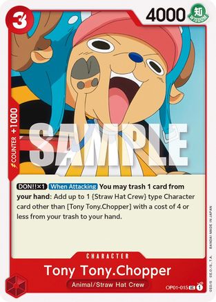Tony Tony.Chopper OP01-015 UC Romance Dawn