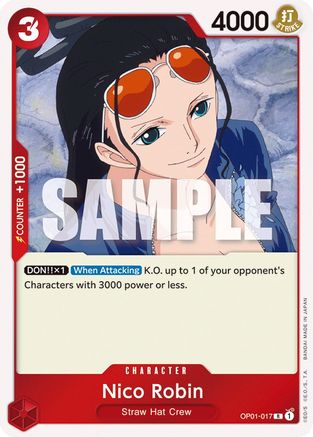 Nico Robin OP01-017 R Romance Dawn