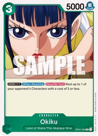 Okiku OP01-035 R Romance Dawn