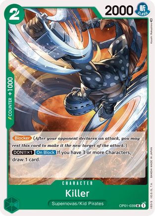 Killer OP01-039 UC Romance Dawn