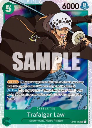 Trafalgar Law (047) OP01-047 SR Romance Dawn
