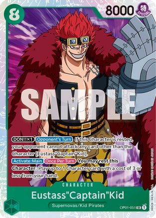 Eustass"Captain"Kid OP01-051 SR Romance Dawn