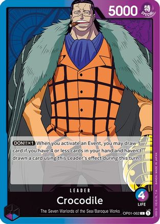 Crocodile (062) OP01-062 L Romance Dawn