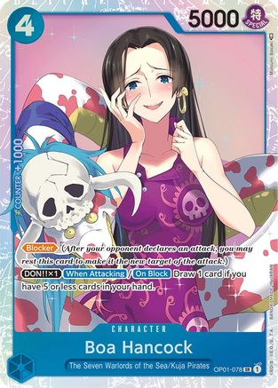 Boa Hancock OP01-078 SR Romance Dawn