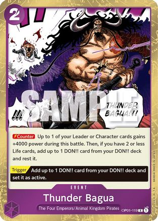Thunder Bagua OP01-119 R Romance Dawn