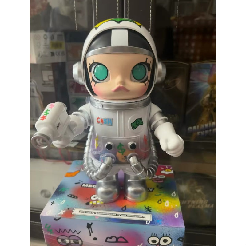 MEGA SPACE MOLLY 400% Jon Burgerman Space Cadets Series Secret CASH 2025 Limited Edition