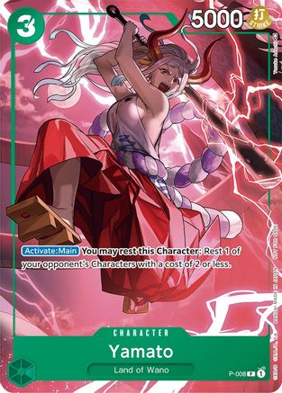 Yamato (Tournament Pack Vol. 1) P-008 PR One Piece Promotion Cards