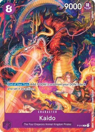 Kaido (Tournament Pack Vol. 1) P-010 PR One Piece Promotion Cards