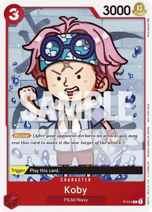 Koby (One Piece Film Red) P-014 PR One Piece Promotion Cards