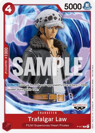 Trafalgar Law (One Piece Film Red) P-017 PR One Piece Promotion Cards