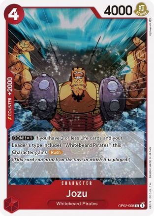 Jozu OP02-008 R Paramount War  Foil