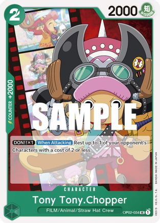 Tony Tony.Chopper OP02-034 UC Paramount War