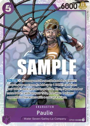 Paulie OP03-066 SR Pillars of Strength  Foil