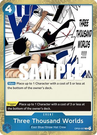 Three Thousand Worlds OP03-057 R Pillars of Strength  Foil