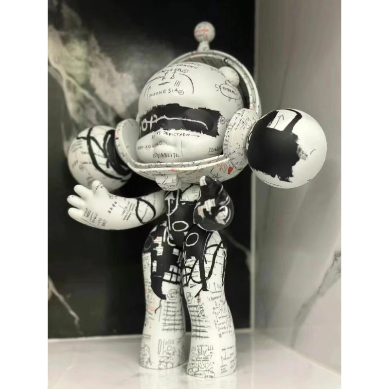 MEGA α SKULLPANDA Jean-Michel Basquiat 400% Secret 002 Limited Figurine