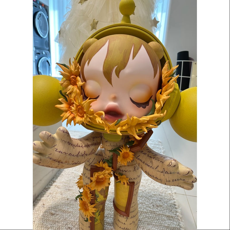 MEGA α SKULLPANDA Van Gogh Museum Sunflowers 1000% 2025 Limited Edition
