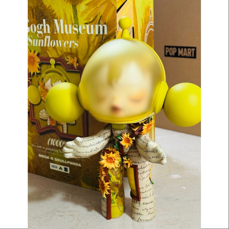 MEGA α SKULLPANDA Van Gogh Museum Sunflowers 1000% 2025 Limited Edition