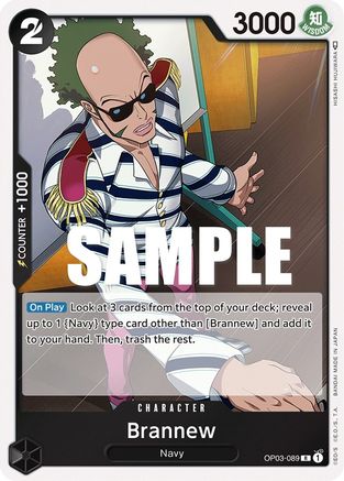 Brannew OP03-089 R Pillars of Strength  Foil