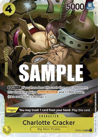 Charlotte Cracker OP03-108 SR Pillars of Strength  Foil