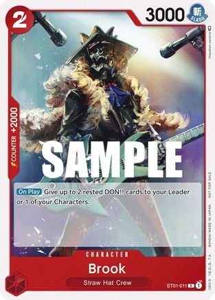 Brook (Tournament Pack Vol. 4) ST01-011 C One Piece Promotion Cards
