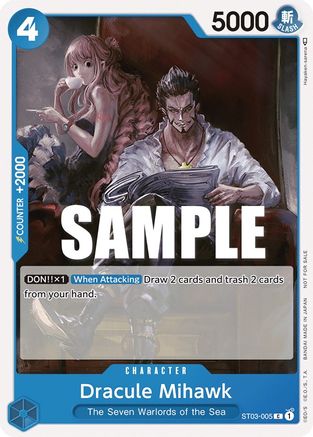 Dracule Mihawk (Tournament Pack Vol. 4) ST03-005 C One Piece Promotion Cards