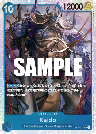 Kaido OP04-044 SR Kingdoms of Intrigue  Foil