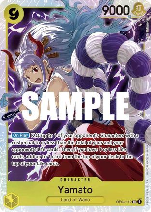 Yamato OP04-112 SR Kingdoms of Intrigue  Foil