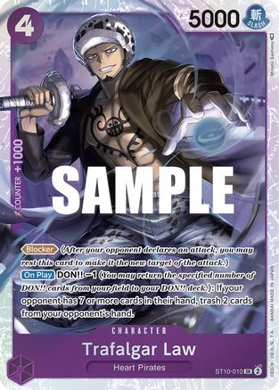 Trafalgar Law (010) ST10-010 SR Ultra Deck: The Three Captains  Foil