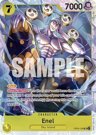 Enel (100) OP05-100 SR Awakening of the New Era  Foil